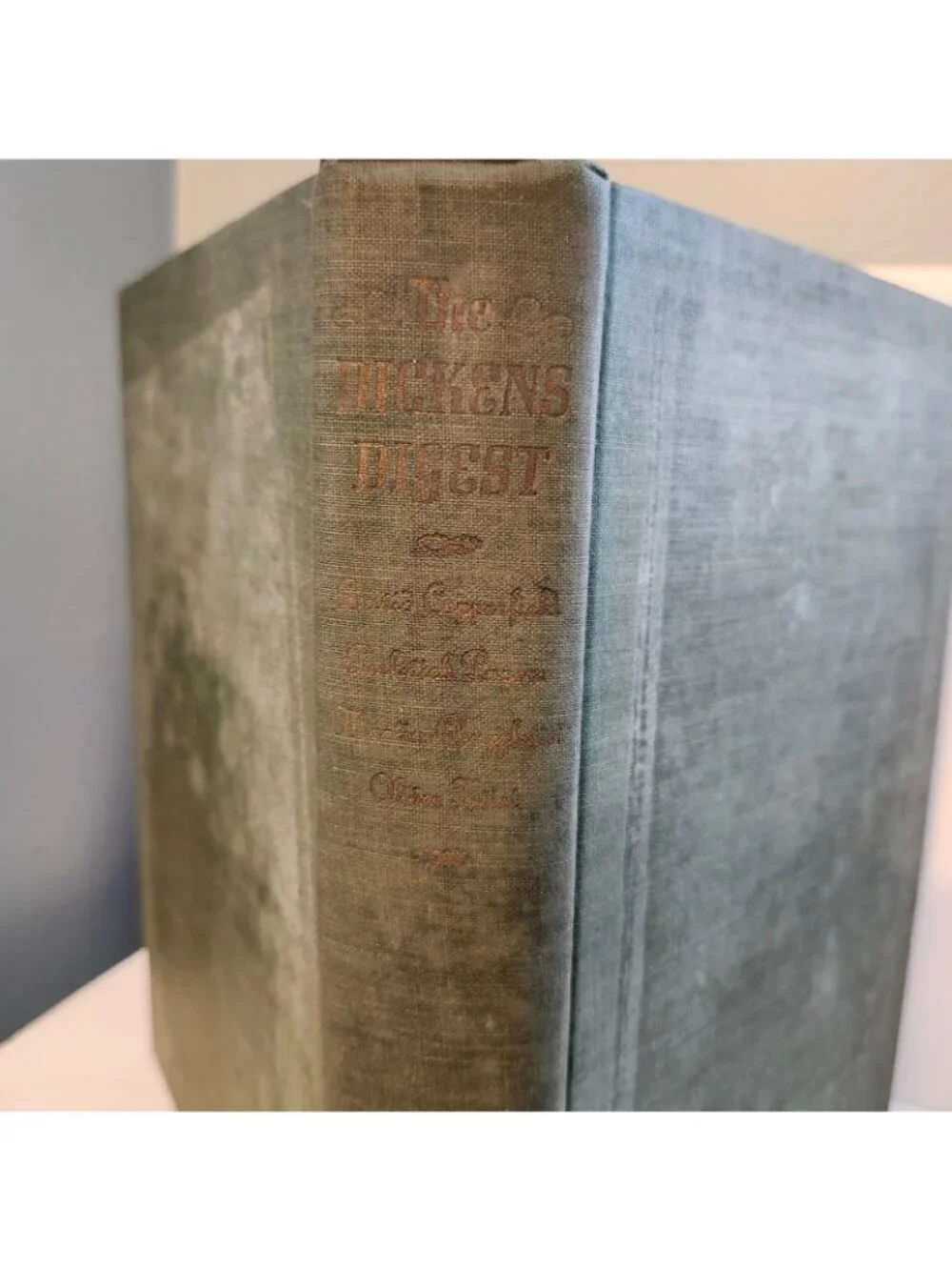 1943 The Dickens Digest Illustrated Vintage Hardcover Charles Dickens
